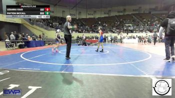 80 lbs Round Of 16 - Leianna Kaio, Central Middle School vs Payton Mccall, Broken Arrow