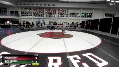 141 lbs Cons. Round 2 - Noah Creque, Baldwin Wallace vs Ryan Kozdra, Springfield