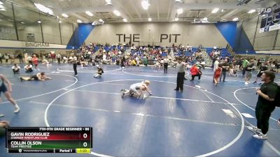 86 lbs Round 2 - Gavin Rodriguez, Charger Wrestling Club vs Collin Olson, Team Prestige