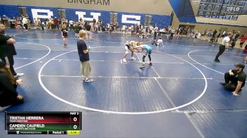 117 lbs Quarterfinal - Tristan Herrera, Team Prestige vs Camden Caufield, Roy Wrestling Club