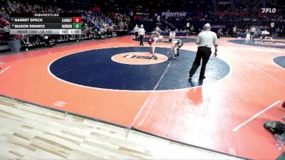 1A 113 lbs Cons. Semi - Owen Petersen, Coal City vs Cohen Sweely, Benton