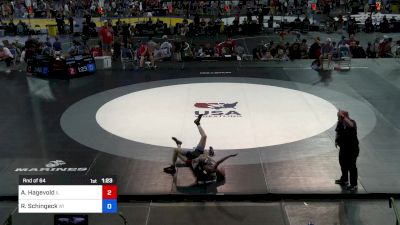 113 lbs Rnd Of 64 - Austin Hagevold, IL vs Ryker Schingeck, WI