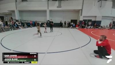 65 lbs Semifinal - Gage Cooper, Fitness Fight Factory Wrestling Club vs Jaxson Bland, Texasports Black Mamba Wrestling