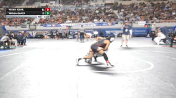 128-D1 1st Place Match - Riella Garza, Sunnyside High School vs Kiyah Jeske, Maricopa High School