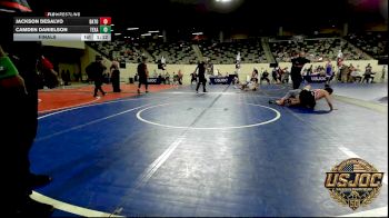 92 lbs Final - Jackson DeSalvo, Baton Rouge Training Center (BRTC) vs CAMDEN DANIELSON, Texas Elite Wrestling