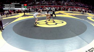 D1-150 lbs Semifinal - Bradley Eaton, St. Edward vs Mannix Wasco, No. Royalton