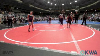 84 lbs Consi Of 8 #2 - Niko Proctor, Henryetta Knights Wrestling Club vs Hudson Smith, Salina Wrestling Club