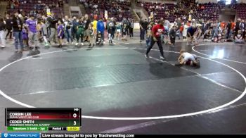 63 lbs Quarterfinal - Corbin Lee, Duran Wrestling Club vs Ceder Smith, Sanderson Wrestling Academy