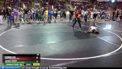 63 lbs Quarterfinal - Corbin Lee, Duran Wrestling Club vs Ceder Smith, Sanderson Wrestling Academy