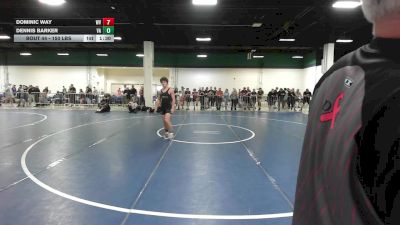 150 lbs Round Of 128 - Dominic Way, WV vs Dennis Barker, VA