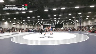 138 lbs Semis - Parker Wickam, Bear Cave Wrestling Club vs Matthew Longdon, St. Pius X High School Wrestling