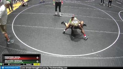 108 lbs Semifinal - Montero Royal, Gator Wrestling Club vs Brayden Herman, Summerville Takedown Club