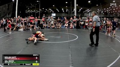 60 lbs Round 1 (8 Team) - Nolan Gatt, Backyard Brawlers vs Sal Rizzo, Grit Mat Club