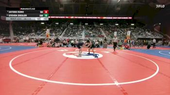 4A-113 lbs Cons. Round 2 - Steven Ziegler, Campbell County vs Jayden Kubo, Thunder Basin