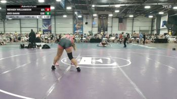 185 lbs Rr Rnd 3 - Nevaeh Williamson, The Asylum Pink vs Joci Davis, Cheyenne Ladies Wrestling Club