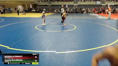 65 lbs Placement (4 Team) - Mason Bullerman, Adrian vs Hayden Altermatt, Wabasso