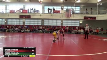 149 lbs 5th Place Match - Peter Charnley, Western New England vs Caleb Seyfried, Williams College