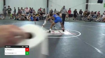 132 lbs Prelims - George Rosas, Red Wave vs Nico Crosnoe, Forddynasty WC