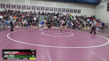 155 lbs 1st Place Match - Lizzy Wolf, Benton Community vs Dakota Cornell, Vinton-Shellsburg