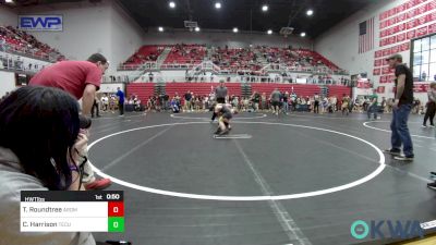 Quarterfinal - Tobias Roundtree, ARDMORE TAKEDOWN CLUB vs Cooper Harrison, Tecumseh Youth Wrestling