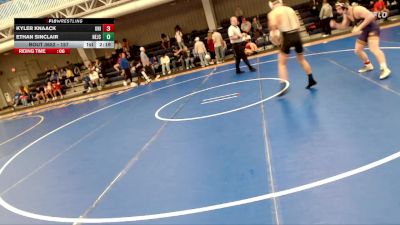 157 lbs Semifinal - Ethan Sinclair, Northeastern Junior College vs Kyler Knaack, Northern Iowa