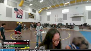 70 A & B Cons. Semi - Jerric McArthur, Lovell Middle School vs Braxton Link, Greybull MS