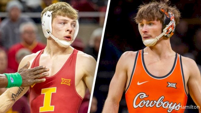 #3 Iowa State Faces #5 Oklahoma State Wrestling In Big 12 Clash