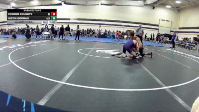 157 lbs Quarterfinal - Justin Gorman, Albion College vs Connor Doughty, Adrian NCAA