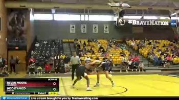 141 lbs Cons. Round 3 - Nico D`Amico, Queens vs Devan Moore, Newberry