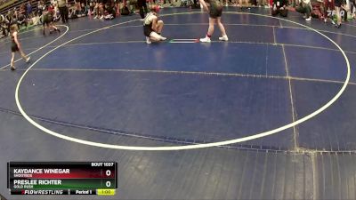 110 lbs Champ. Round 1 - Preslee Richter, Gold Rush vs Kaydance Winegar, Shootbox