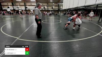 215 lbs Consi Of 8 #2 - Rutilio Argueta-Alvarez, FCA Wrestling vs Joseph Johnson, Independence HS