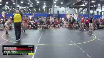 120 lbs Round 5 (6 Team) - Walter Drews, Elite Athletic Club DZ vs Connor Greer, Team Gotcha Blue
