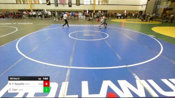 133C lbs Rr Rnd 2 - Braxton Fries-Appello, Sacred Heart vs Clayton Carr, Lock Haven