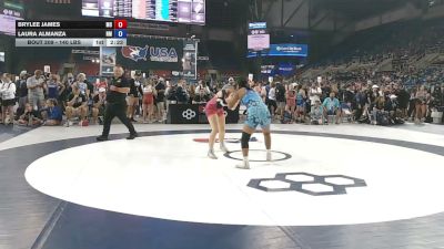 140 lbs Champ. Rd Of 128 - Brylee James, Missouri vs Laura Almanza, New Mexico