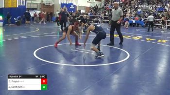 132 lbs Prelims - Gabriel Reyes, Hanford vs Joshua Martinez, Newport Harbor