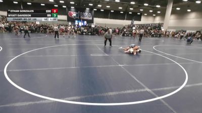 132 lbs Champ. Rd Of 128 - Ethan Gonzales, Dead Shot Wrestling Club vs Wyatt Davidson, Heartland Wrestling Academy