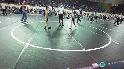 70 lbs Quarterfinal - Bailer Herren, Pawnee Peewee Wrestling vs Gus Camarillo, Standfast