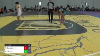 175 lbs Rr Rnd 4 - Aliana Barnoski, OK Supergirls Red vs Angel Lee, Cowgirls Orange