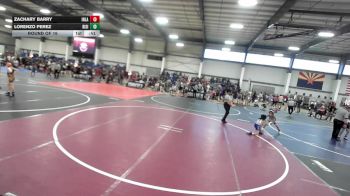 50 lbs Round Of 16 - Zachary Barry, Inland Elite WC vs Lorenzo Perez, Rising Sun WC