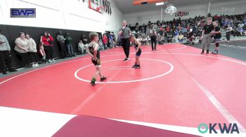 46 lbs Consolation - Colton Contreras, Raw Wrestling Club vs Emerson Baggett, Beggs Youth Wrestling Program