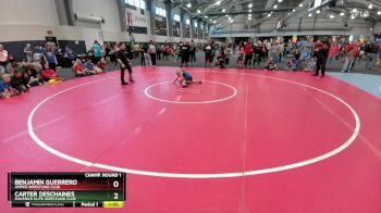 65 lbs Champ. Round 1 - Benjamin Guerrero, Amped Wrestling Club vs Carter Deschaines, Maverick Elite Wrestling Club