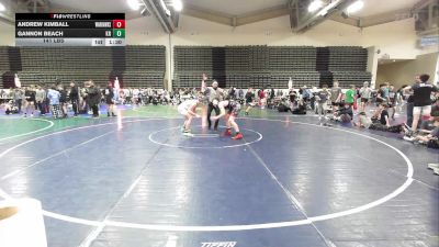 141 lbs Rr Rnd 8 - Andrew Kimball, Warhawks Wrestling Black vs Gannon Beach, Kraken Revival