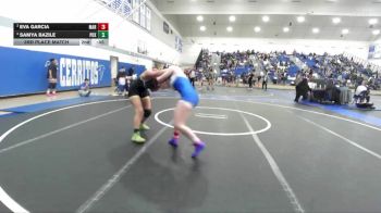 155 lbs 5th Place Match - Gwenna Mitchell, Temescal Canyon vs Makayla Castellanoz, Golden West