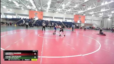 174 lbs Semifinal - Chase Crutchley, Case Western Reserve vs Andrew Maiorini, Wesleyan (CT)