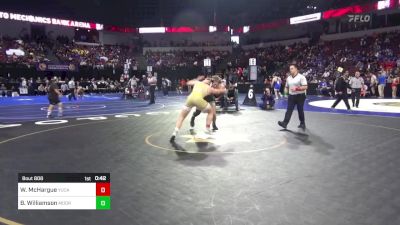 190 lbs Consi Of 16 #1 - Will McHargue, Yucaipa vs Brett Williamson, Moorpark