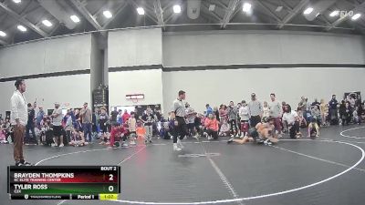 115 lbs Round 1 - Brayden Thompkins, KC Elite Training Center vs Tyler Ross, C2X