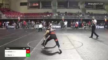 78 lbs Rr Rnd 1 - Aaron Wilson, Cozad Wrestling Club vs Kiernan Meink, The Wrestling Factory