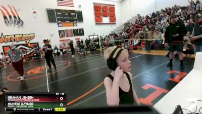 56 lbs Semifinal - Hunter Rayner, Powell Wrestling Club vs Graham Jensen, Tongue River Wrestling Club