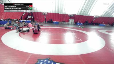 106 lbs Round 1 (8 Team) - Hayden Hiebert, Long Prairie Grey Eagle-Browerville Wolves vs DEMETRIUS COPELAND, Glenbard East