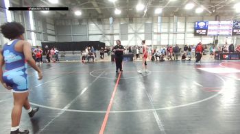 U17 Women - 57 lbs Champ. Round 2 - Kiley Kaiser, WA vs Me'kala James, CA